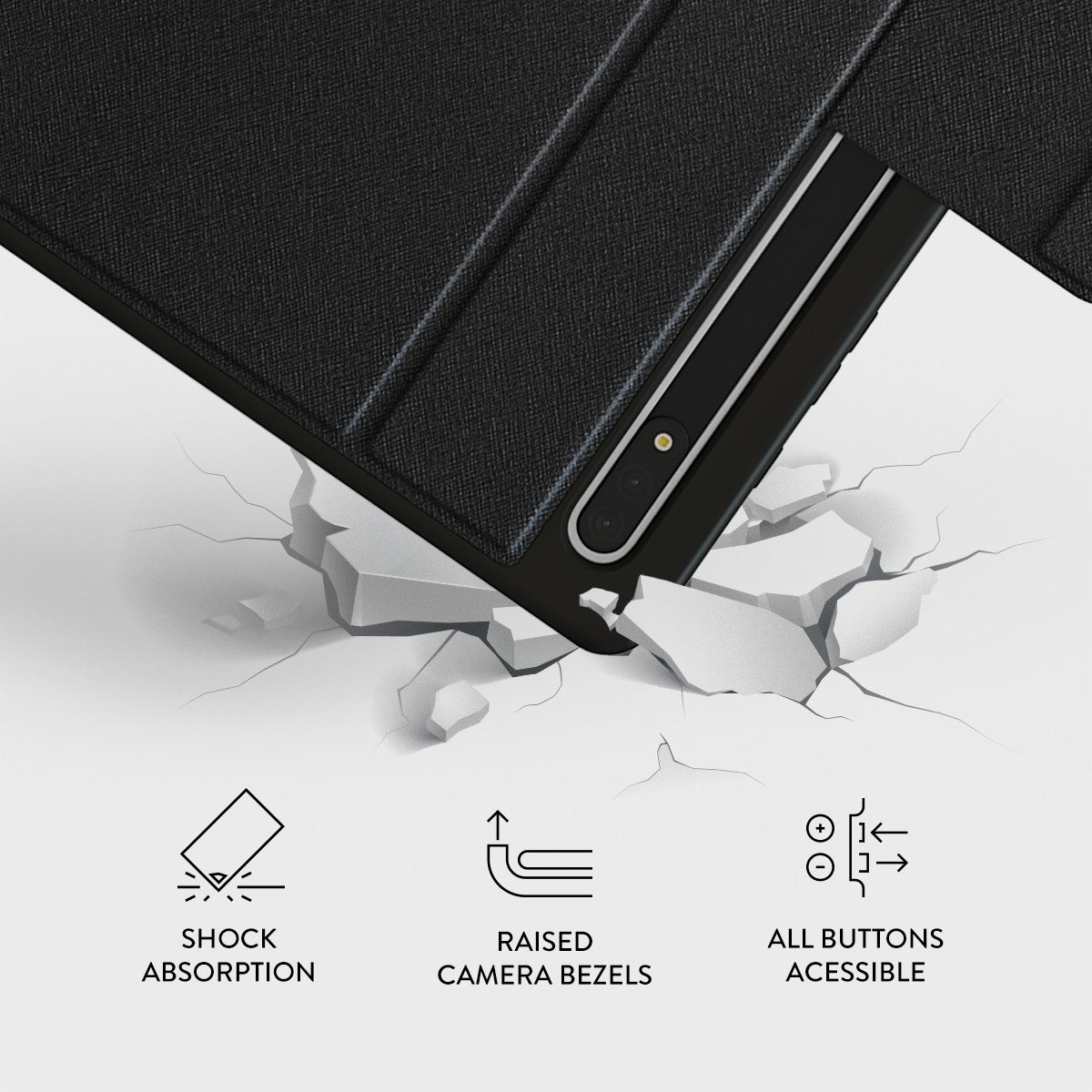 Achromatic - Samsung Galaxy Tab S9 Ultra Case